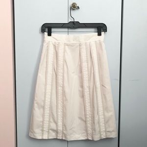 Vintage Baleno White Taupe Striped Sporty Skirt